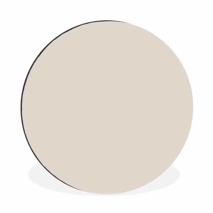Wandcirkel - Aluminium - Fresh - Linen - Nude — 1