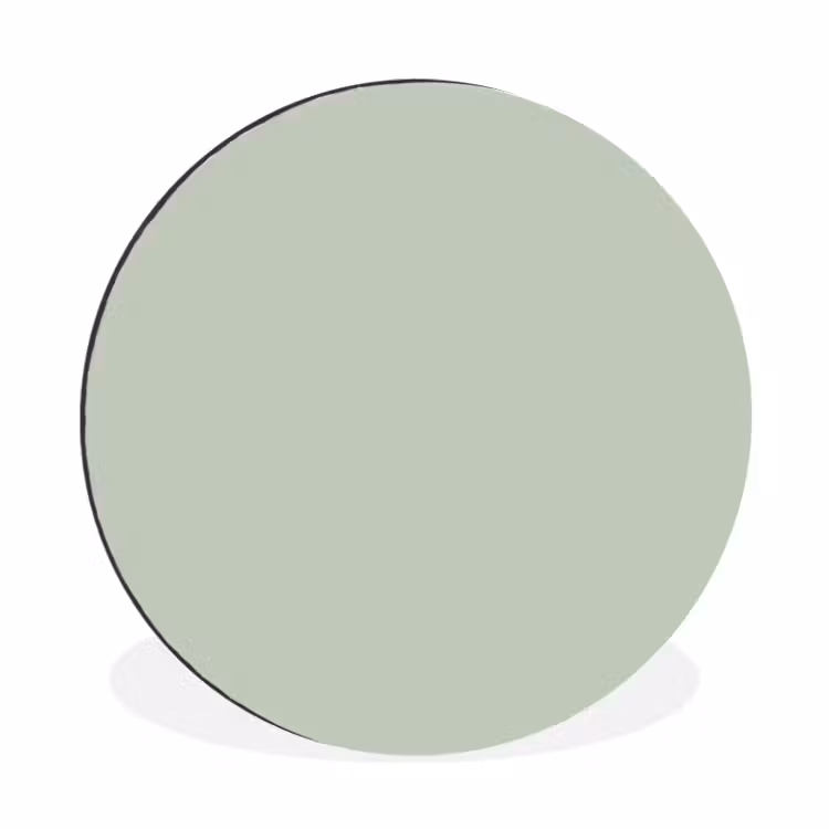 Wandcirkel - Aluminium - Frosted - Mint - Groen — 1