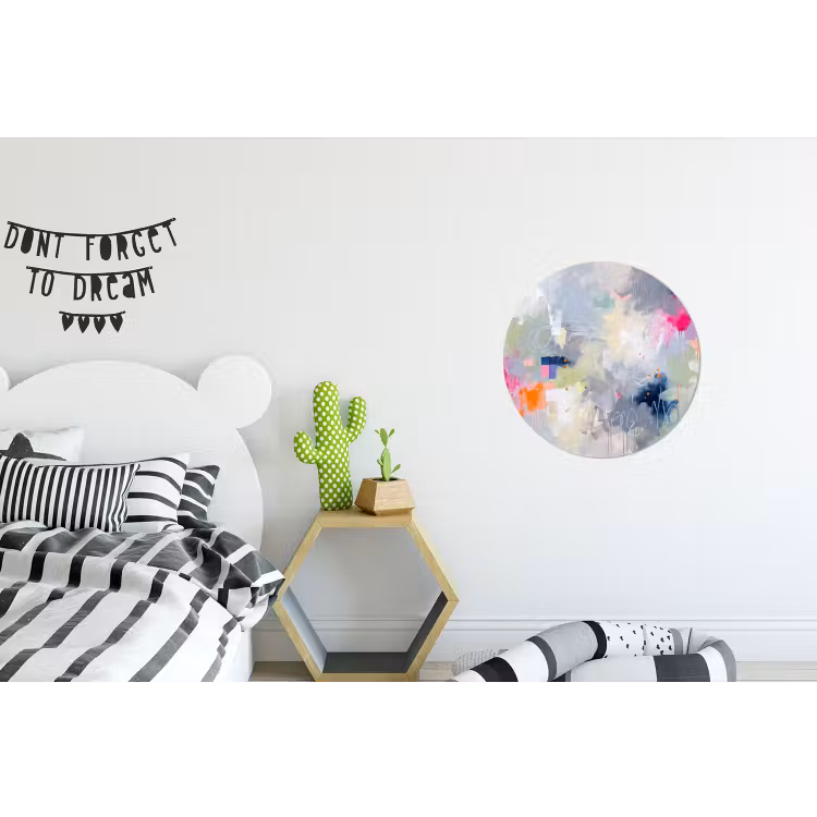 Wandcirkel - Aluminium - Abstract - Kleurrijk - Modern - Kunst — 5