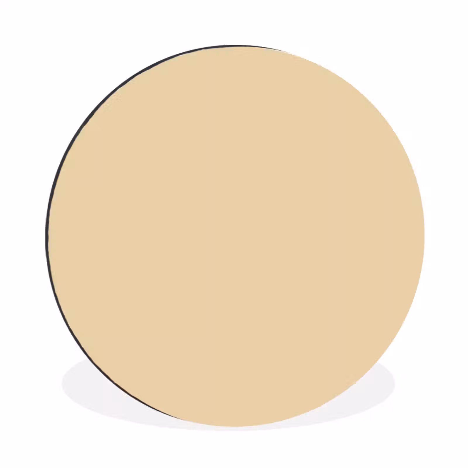 Wandcirkel - Aluminium - Desert - Sand - Nude — 1