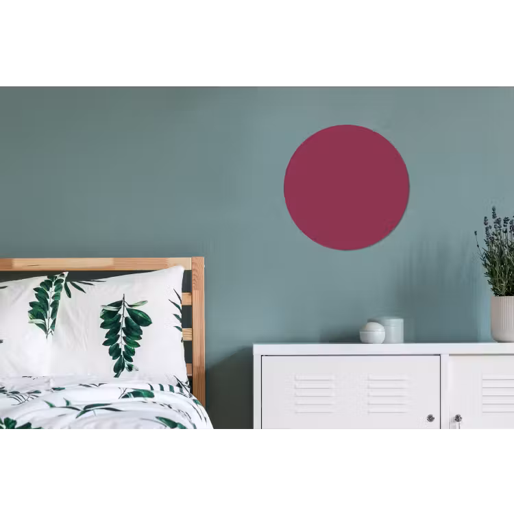 Wandcirkel - Aluminium - Deep - Rasberry - Rood — 4