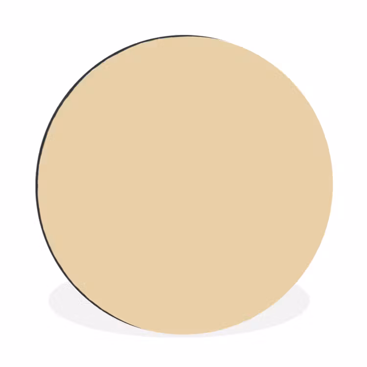 Wandcirkel - Aluminium - Desert - Sand - Nude — 1