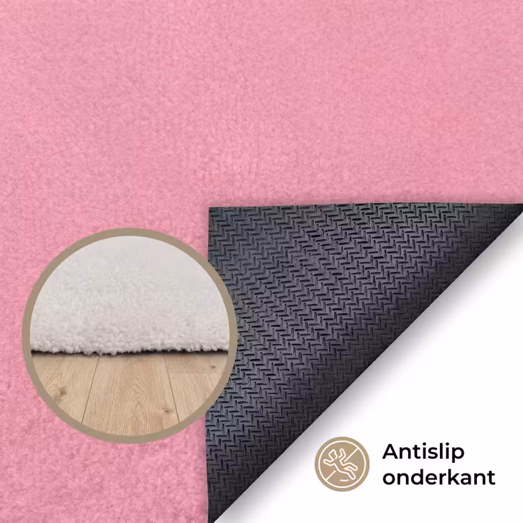 Vloerkleed - Eten - Vork - Roze — 3