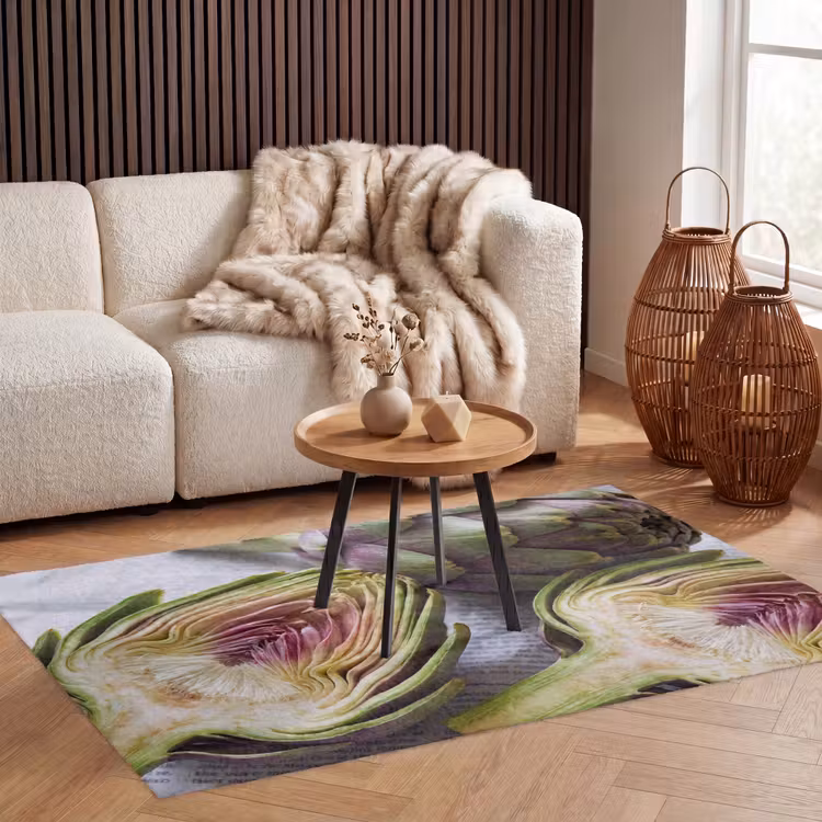 Vloerkleed - Artisjok - Doorgesneden - Eten — 4