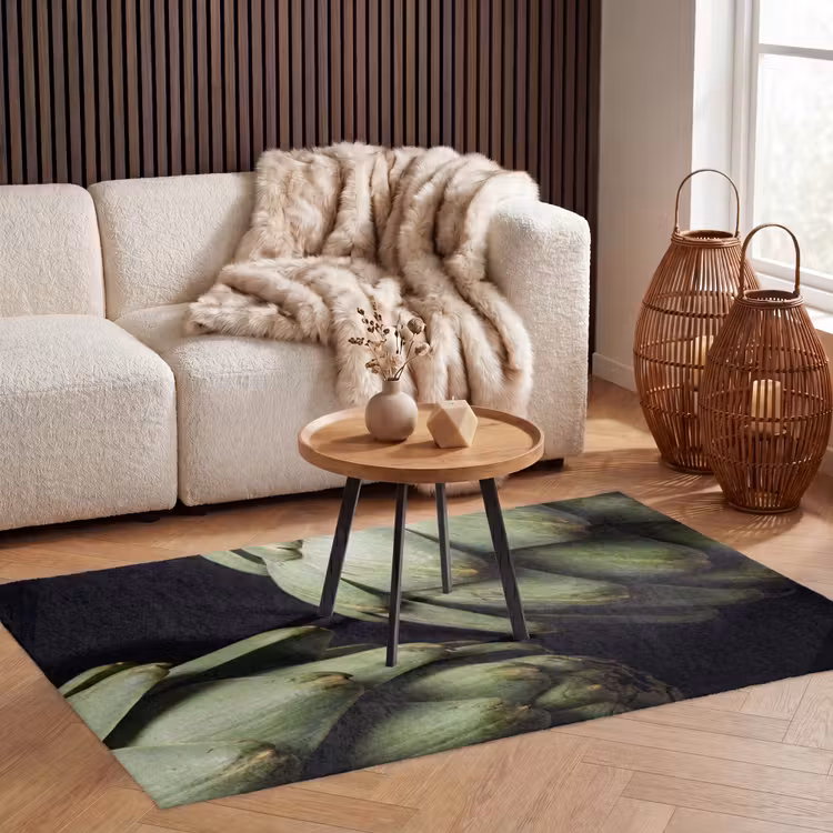 Vloerkleed - Artisjok - Groen - Eten — 4
