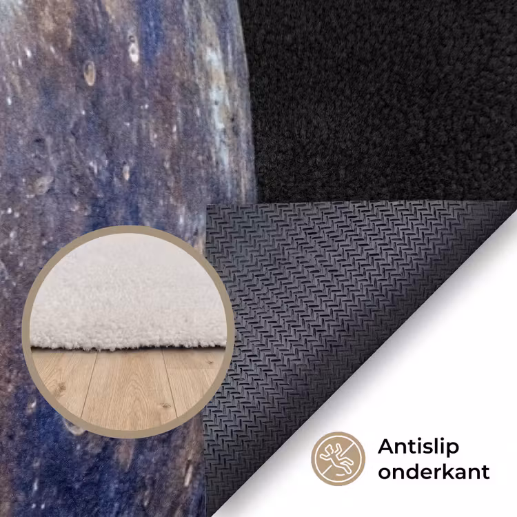 Vloerkleed - Planeet - Kraters - Ruimte — 3