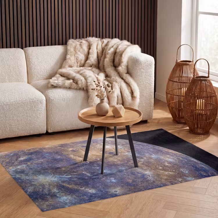 Vloerkleed - Planeet - Kraters - Ruimte — 4