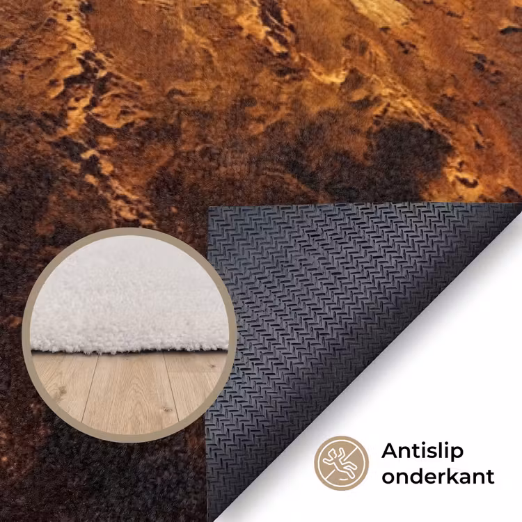 Vloerkleed - Planeet - Ruimte - Oranje — 3