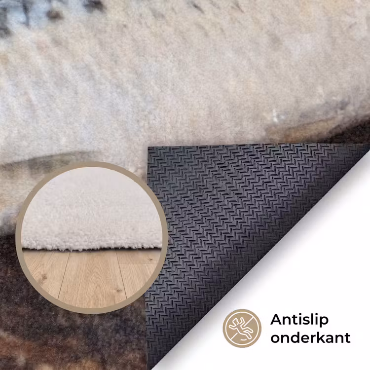 Vloerkleed - Sardientje - krant - snijplank — 3