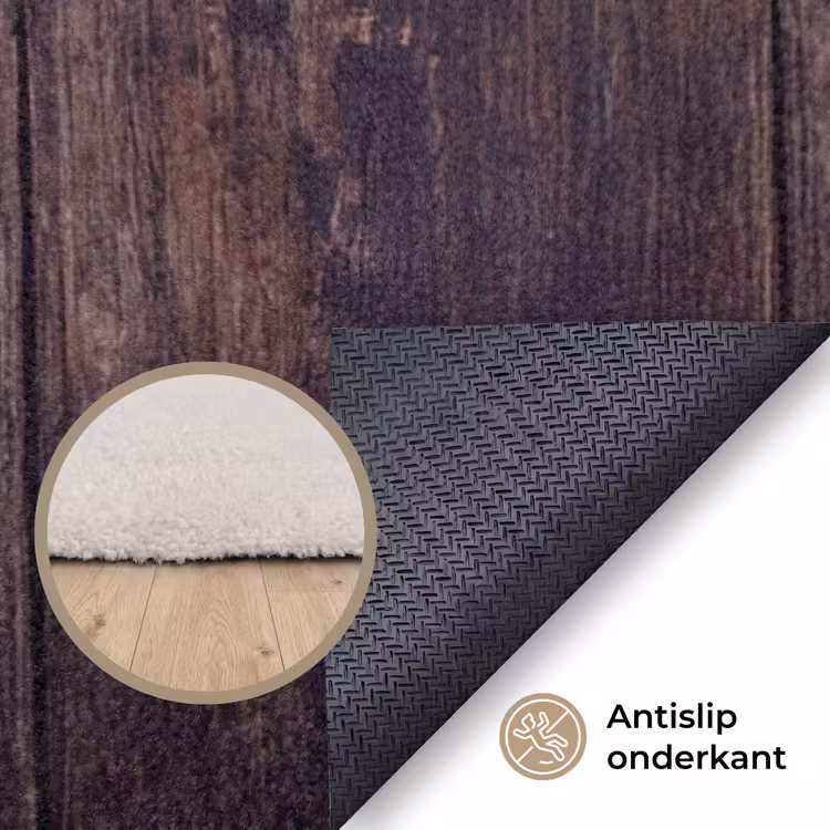 Vloerkleed - Vis - Hout - Eten — 3