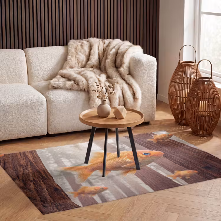 Vloerkleed - Vis - Bos - Fantasie — 4