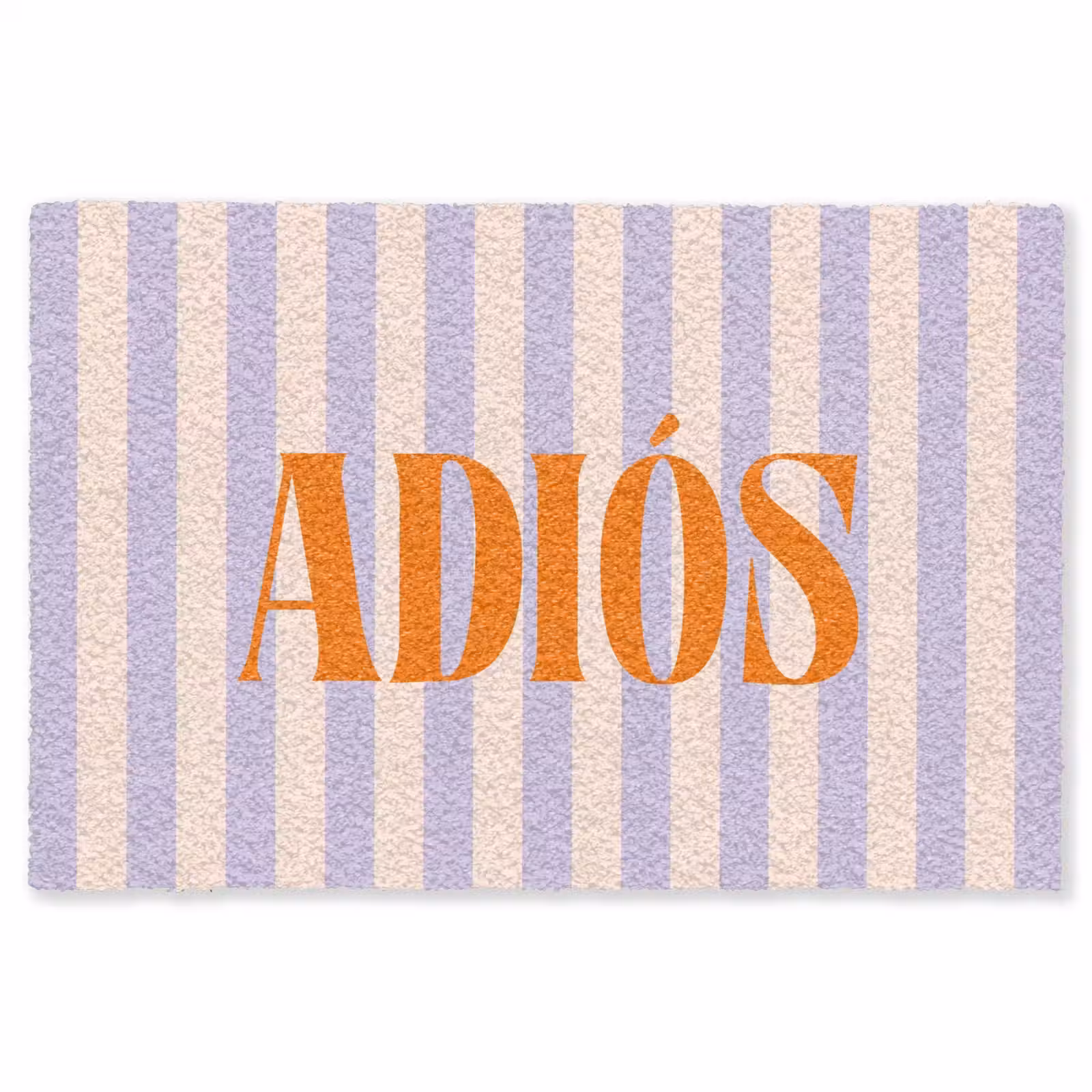 Vloerkleed - Lila - Oranje - Strepen - Adiós — 1