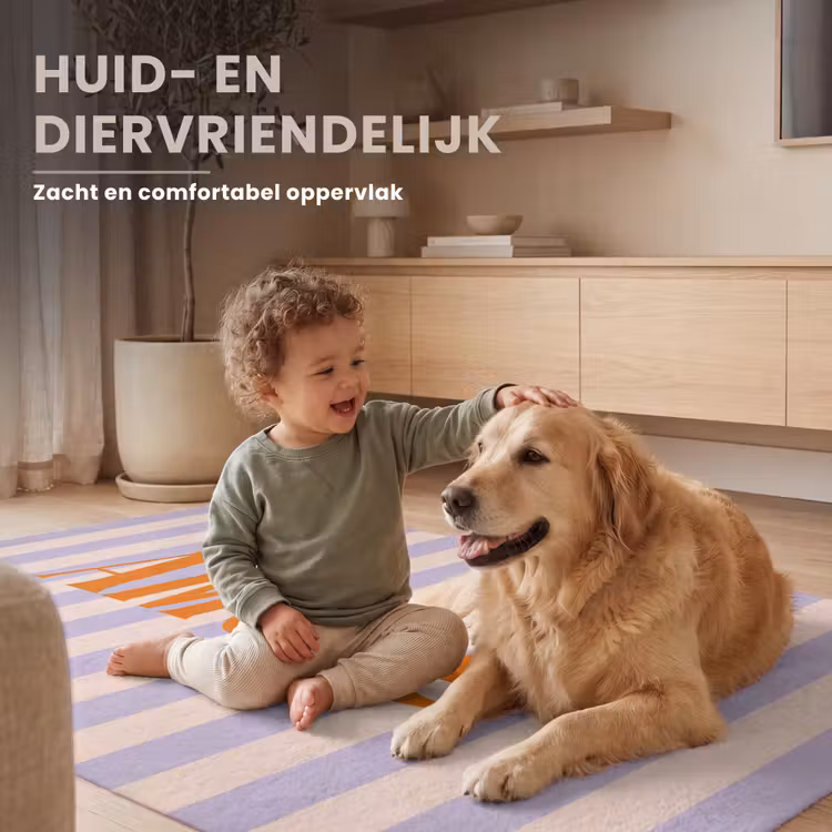 Vloerkleed - Lila - Oranje - Strepen - Amore — 6
