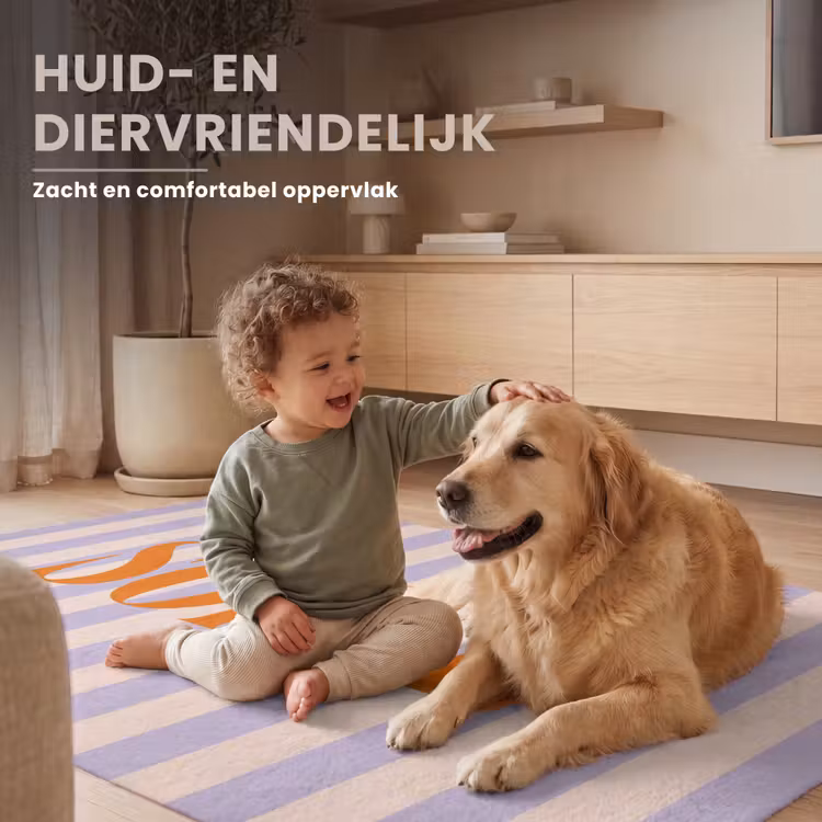 Vloerkleed - Lila - Oranje - Strepen - Sonne — 6