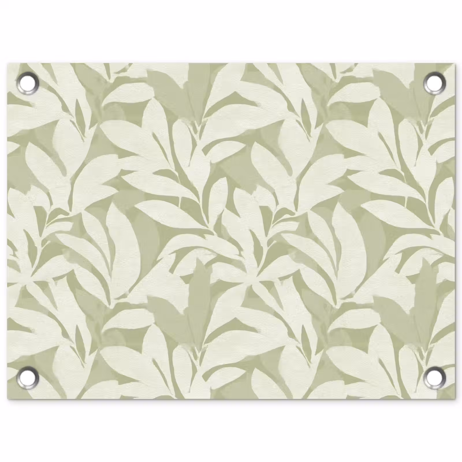 Tuinposter - Saliegroen - Botanisch - Minimalistisch - Patroon — 1