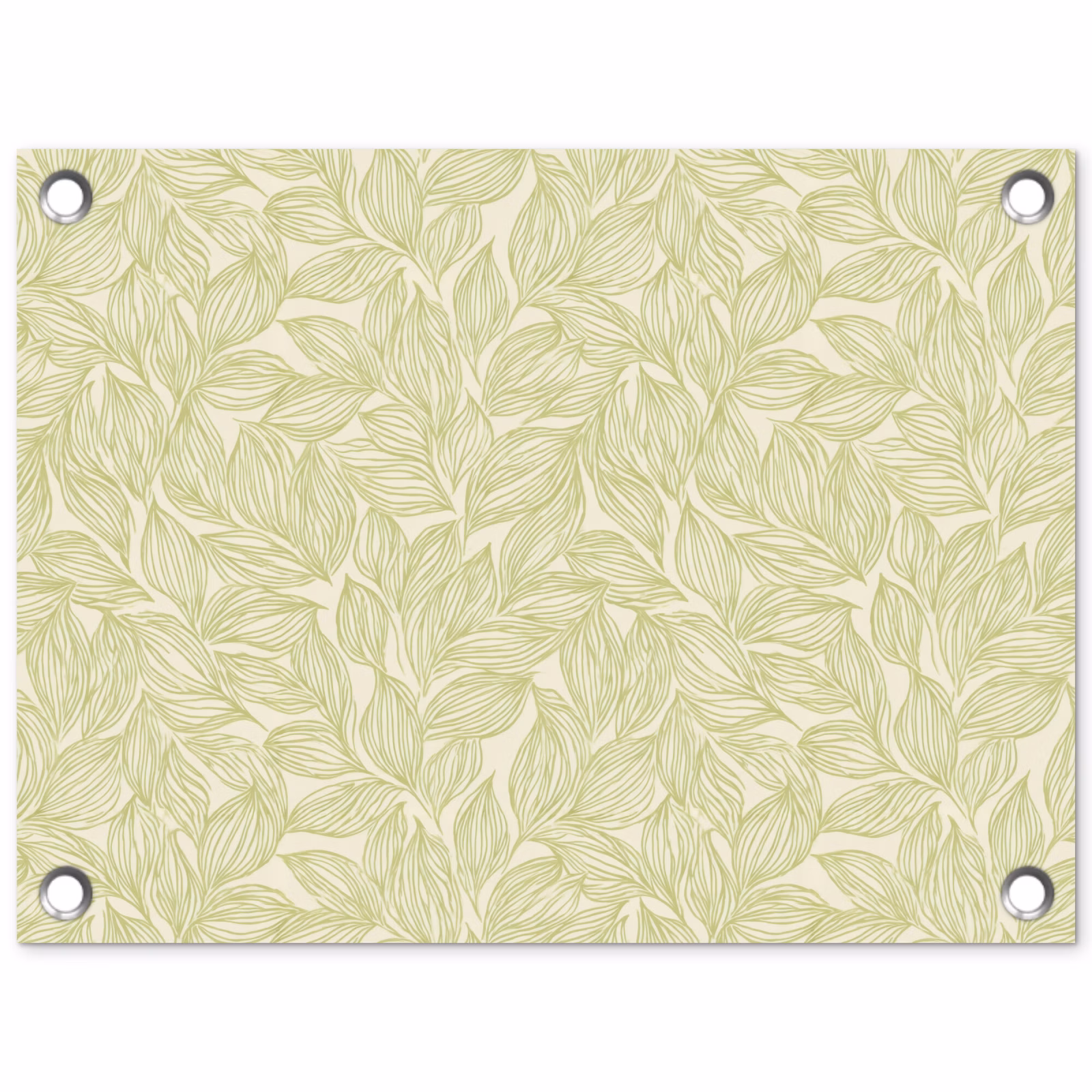 Tuinposter - Saliegroen - Botanisch - Bladeren - Handgetekend - Patroon — 1
