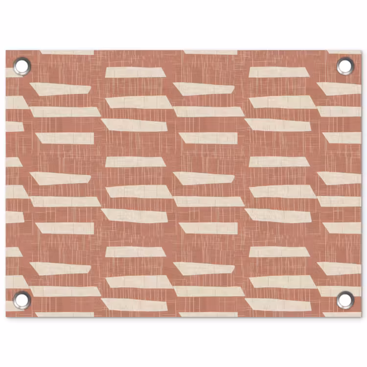 Tuinposter - Terracotta - Abstract - Textuur - Patroon — 1