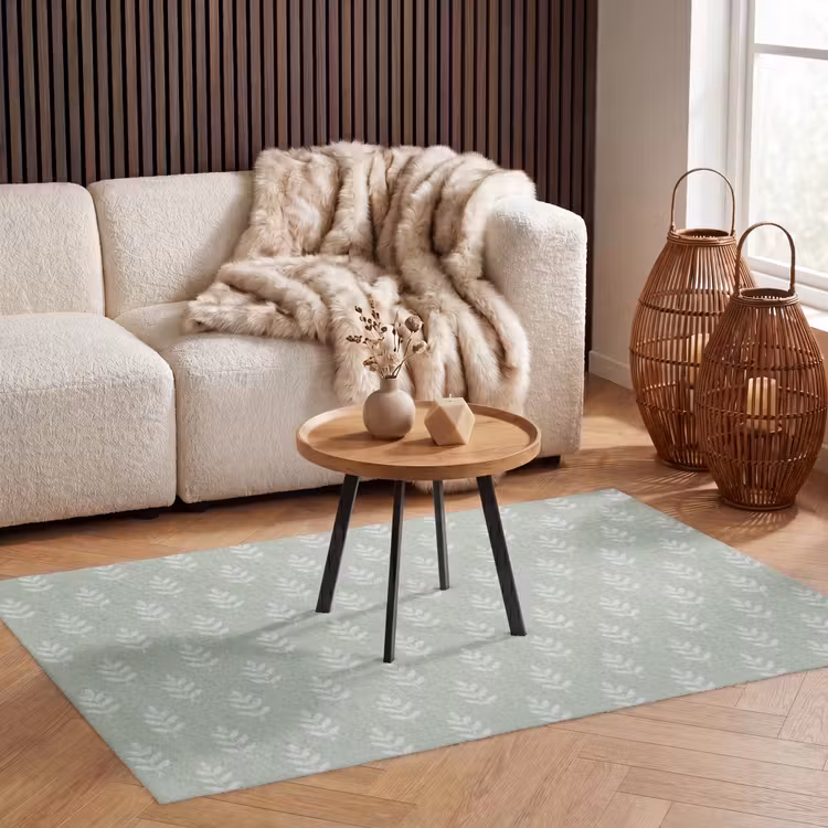 Vloerkleed - Saliegroen - Botanisch - Takjes - Minimalistisch - Patroon — 4