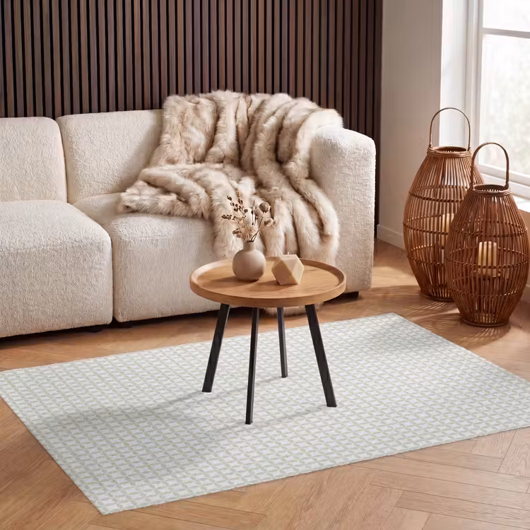 Vloerkleed - Saliegroen - Geometrisch - Cirkels - Patroon — 4