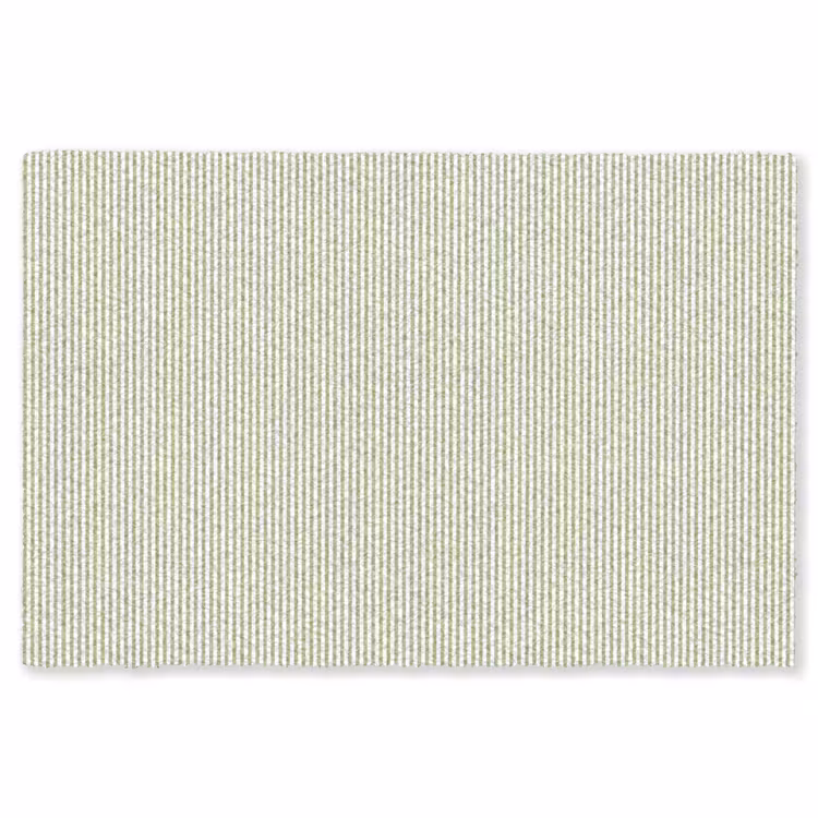 Vloerkleed - Saliegroen - Strepen - Minimalistisch - Patroon — 1