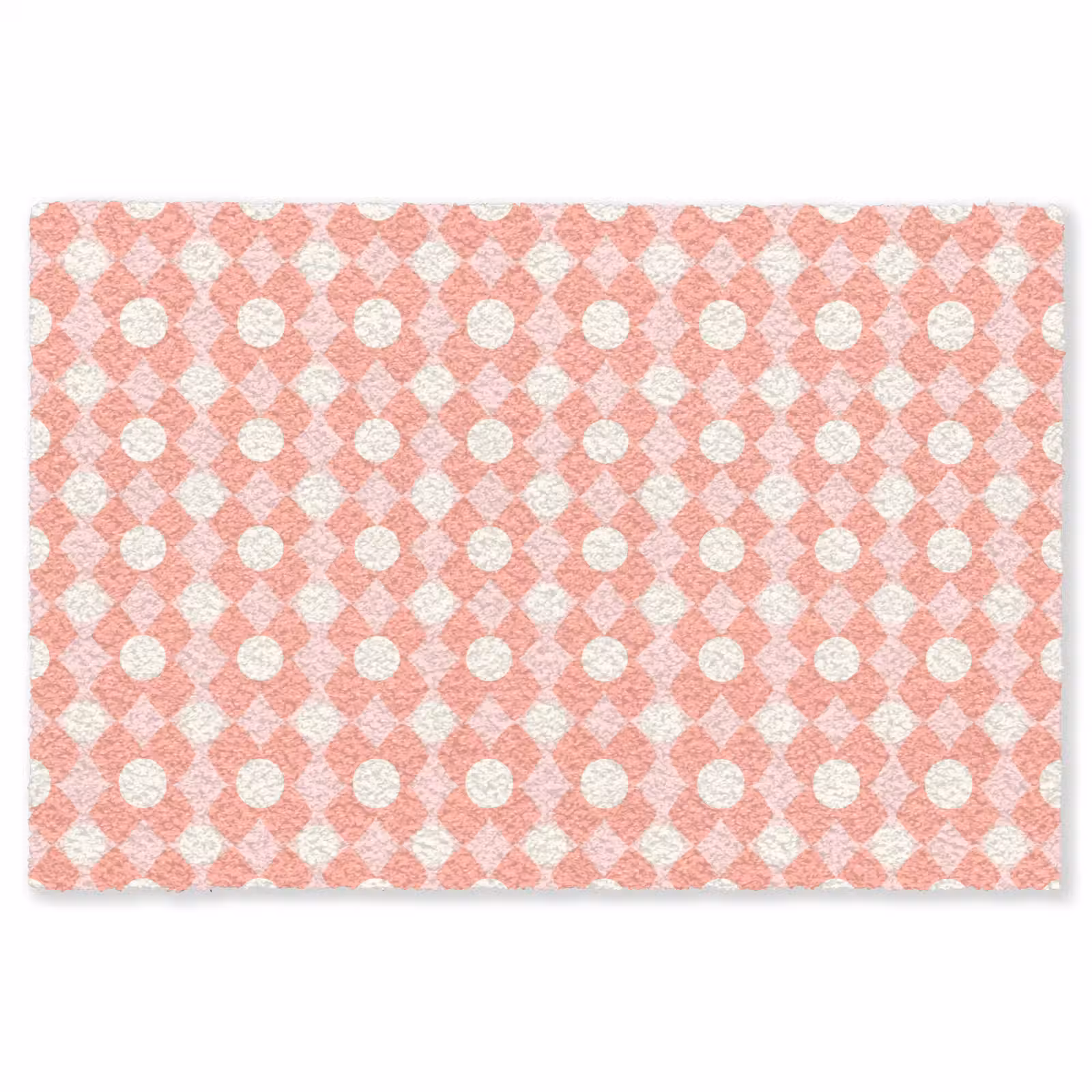Vloerkleed - Koraal - Retro - Geometrisch - Patroon — 1