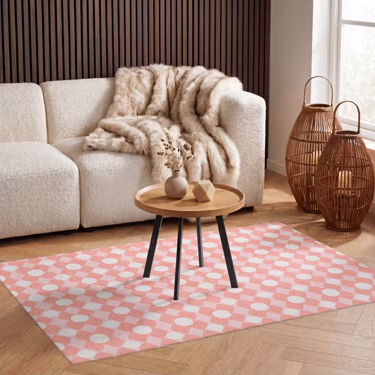 Vloerkleed - Koraal - Retro - Geometrisch - Patroon — 4
