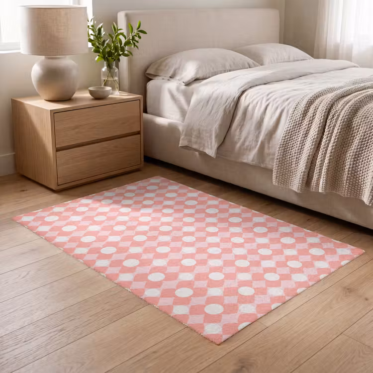 Vloerkleed - Koraal - Retro - Geometrisch - Patroon — 5