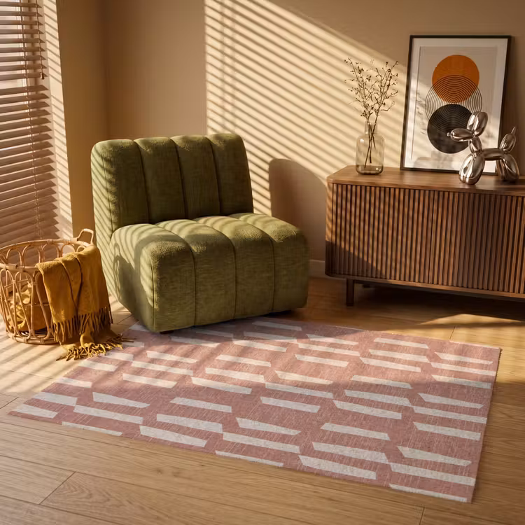 Vloerkleed - Terracotta - Abstract - Textuur - Patroon — 2