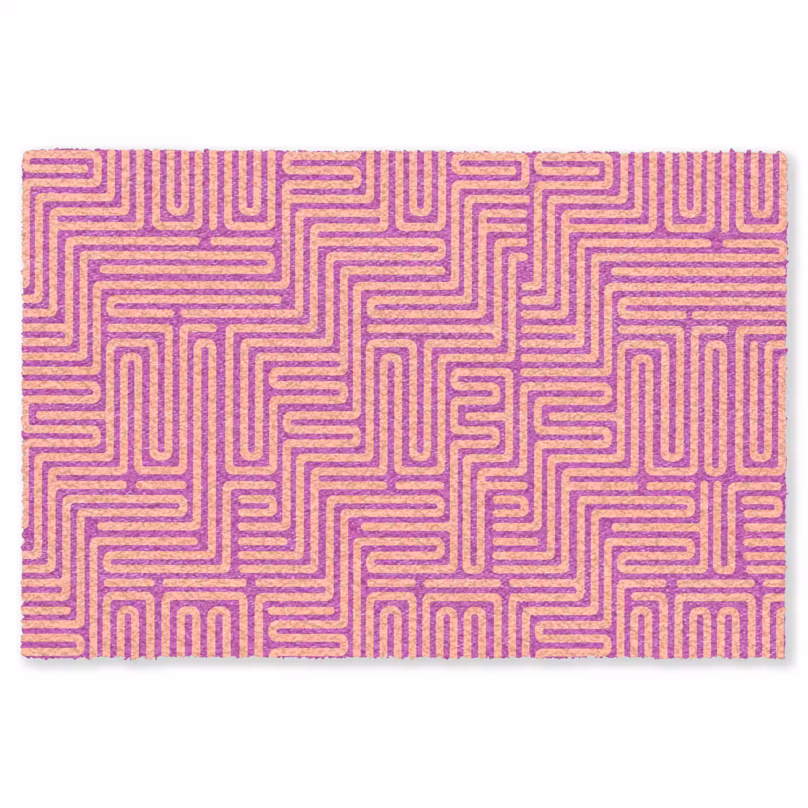 Vloerkleed - Patroon - Lijnen - Abstract - Modern - Paars — 1