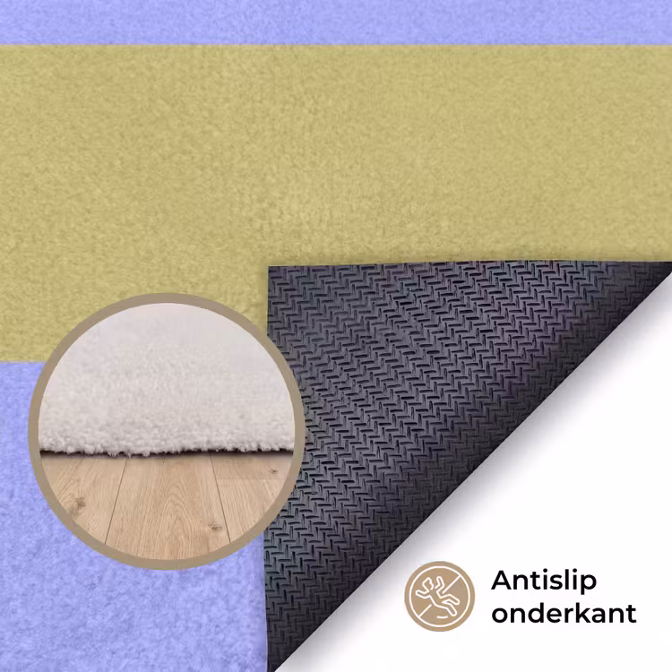 Vloerkleed - Abstract - Geometrie - Strepen - Blokken - Rood — 3