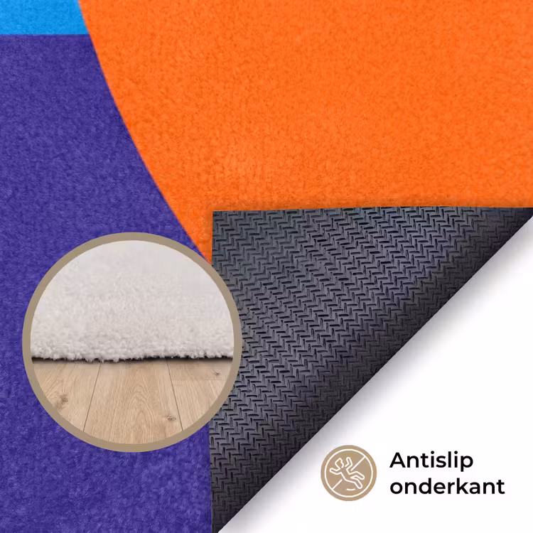 Vloerkleed - Geometrisch - Abstract - Vormen - Kleurrijk - Modern — 3