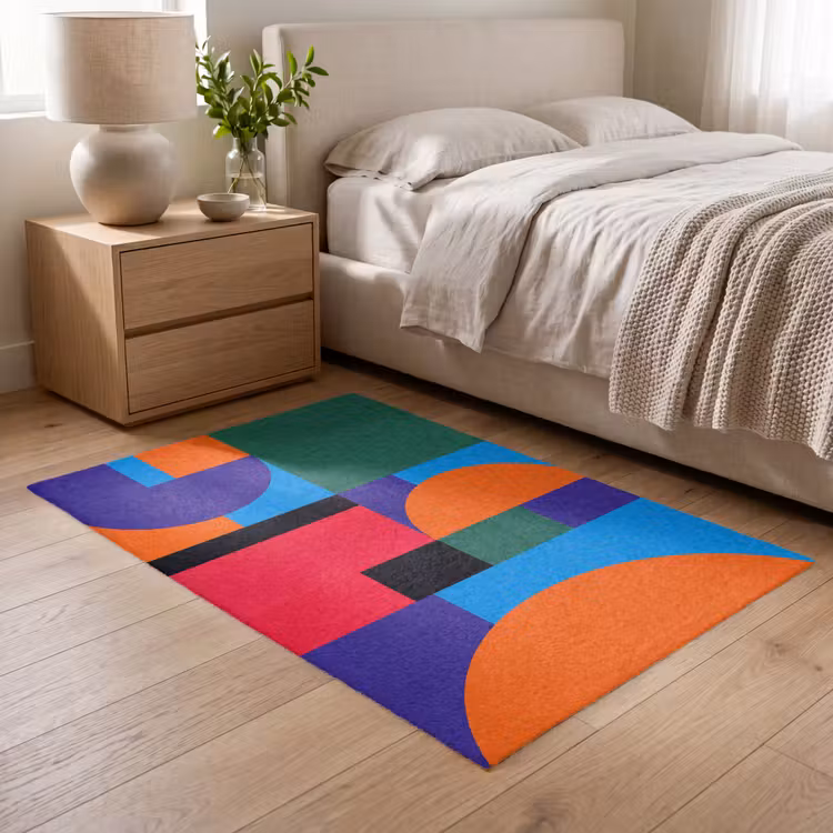 Vloerkleed - Geometrisch - Abstract - Vormen - Kleurrijk - Modern — 5