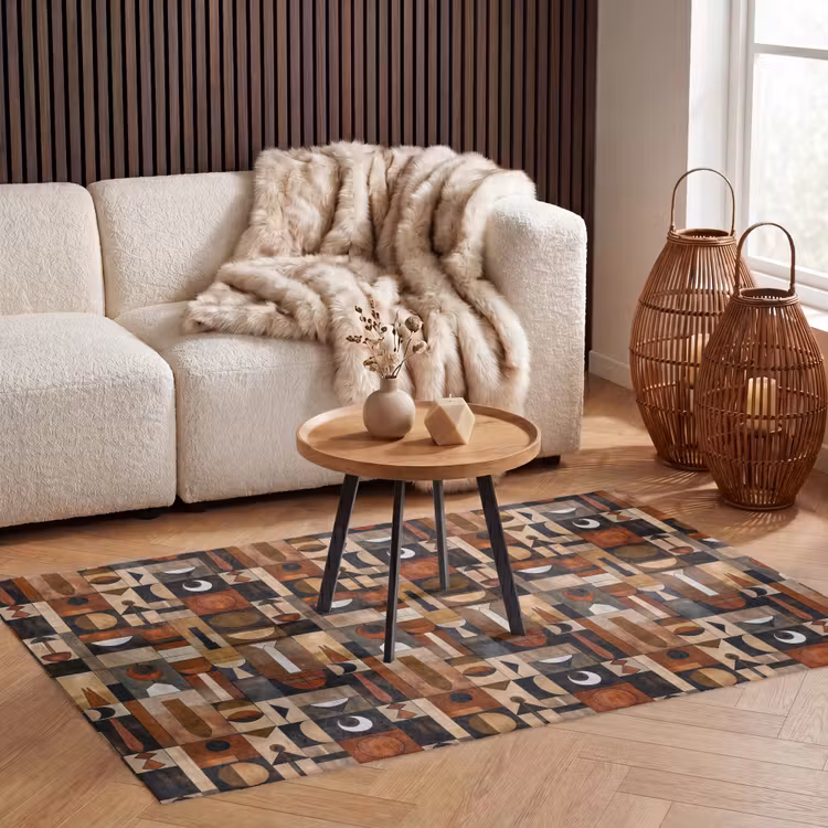 Vloerkleed - Terracotta - Geometrisch - Mid-Century - Patroon — 4