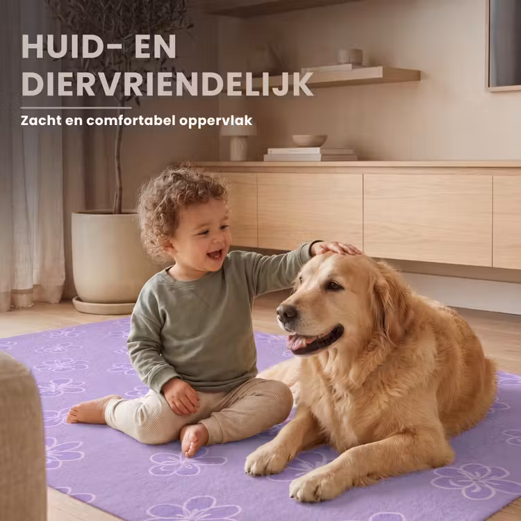 Vloerkleed - Lila - Botanisch - Bloemen - Handgetekend - Patroon — 6