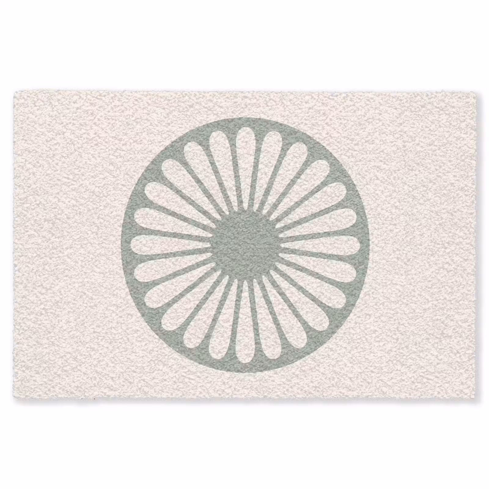 Vloerkleed - Abstract - Patroon - Radiaal - Modern - Groen — 1