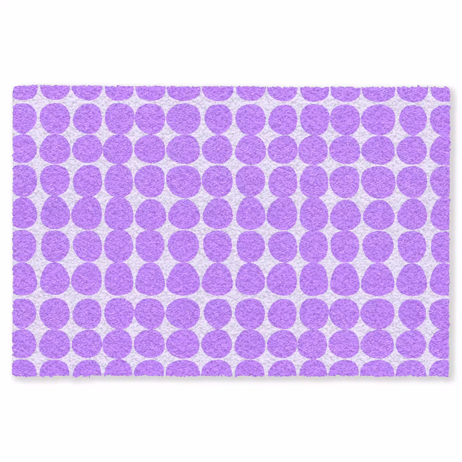 Vloerkleed - Paars - Geometrisch - Stippen - Polka Dot - Patroon — 1