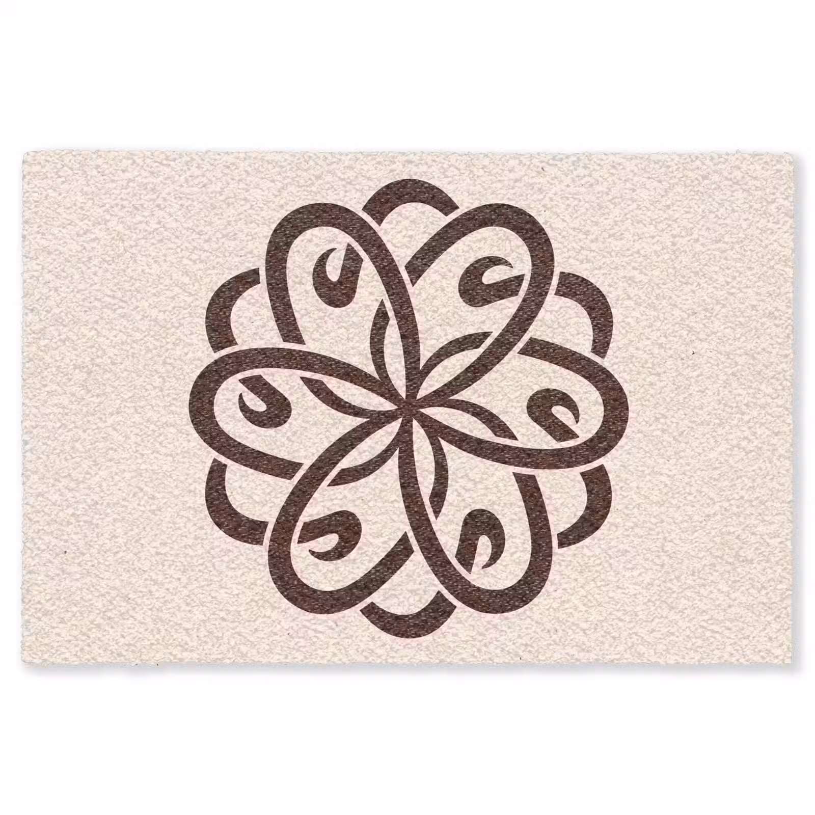 Vloerkleed - Patroon - Knoop - Abstract - Modern - Bruin — 1