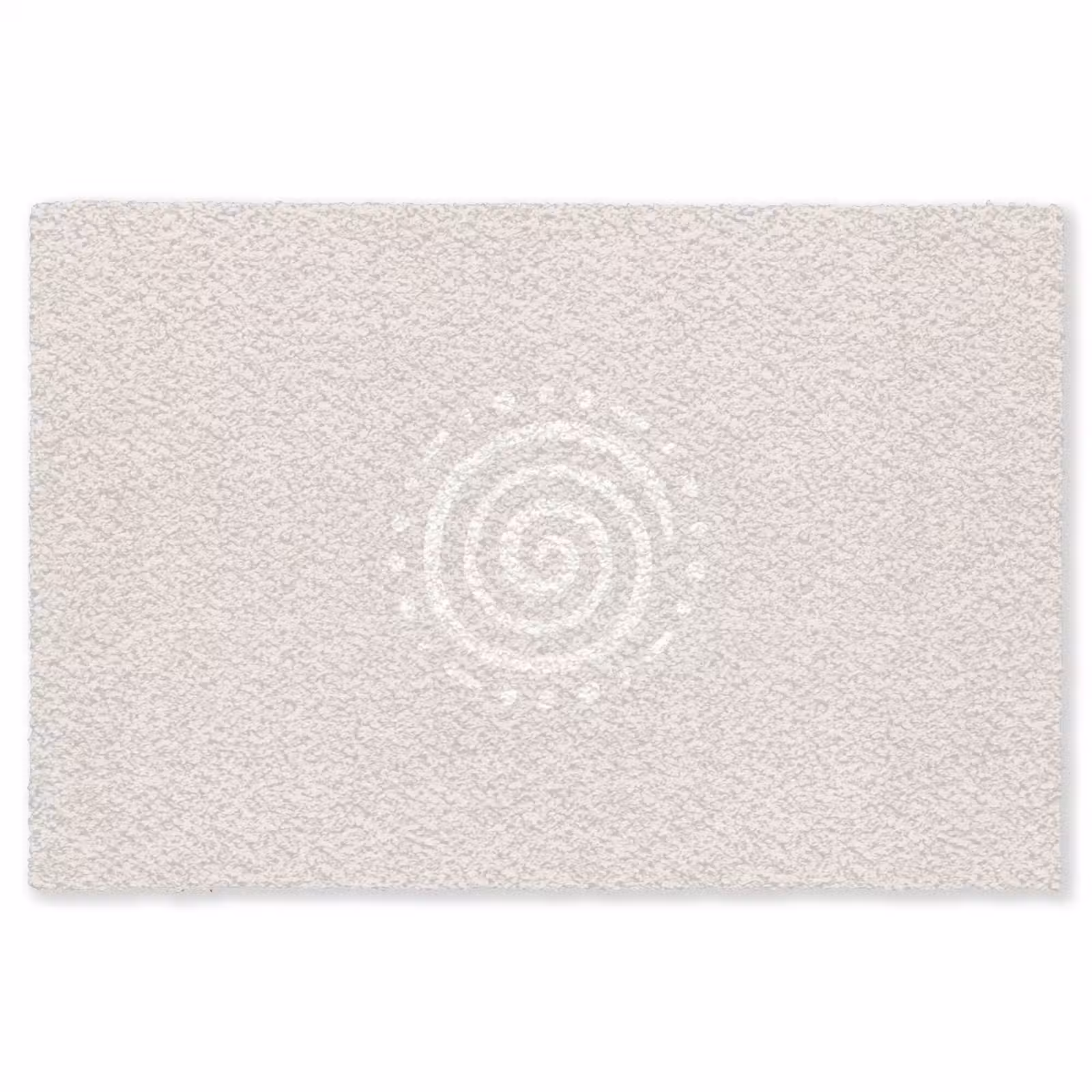 Vloerkleed - Symbool - Spiraal - Abstract - Minimalistisch - Beige — 1