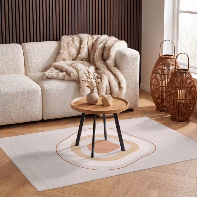 Vloerkleed - Abstract - Organisch - Modern - Beige - Kunst — 4