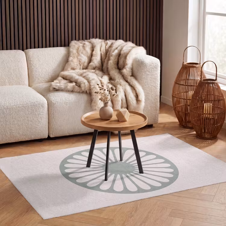 Vloerkleed - Abstract - Patroon - Radiaal - Modern - Groen — 4