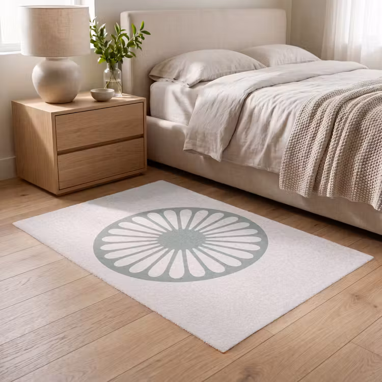 Vloerkleed - Abstract - Patroon - Radiaal - Modern - Groen — 5