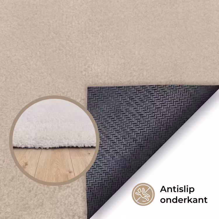 Vloerkleed - Patroon - Lijnen - Abstract - Minimalistisch - Beige — 3
