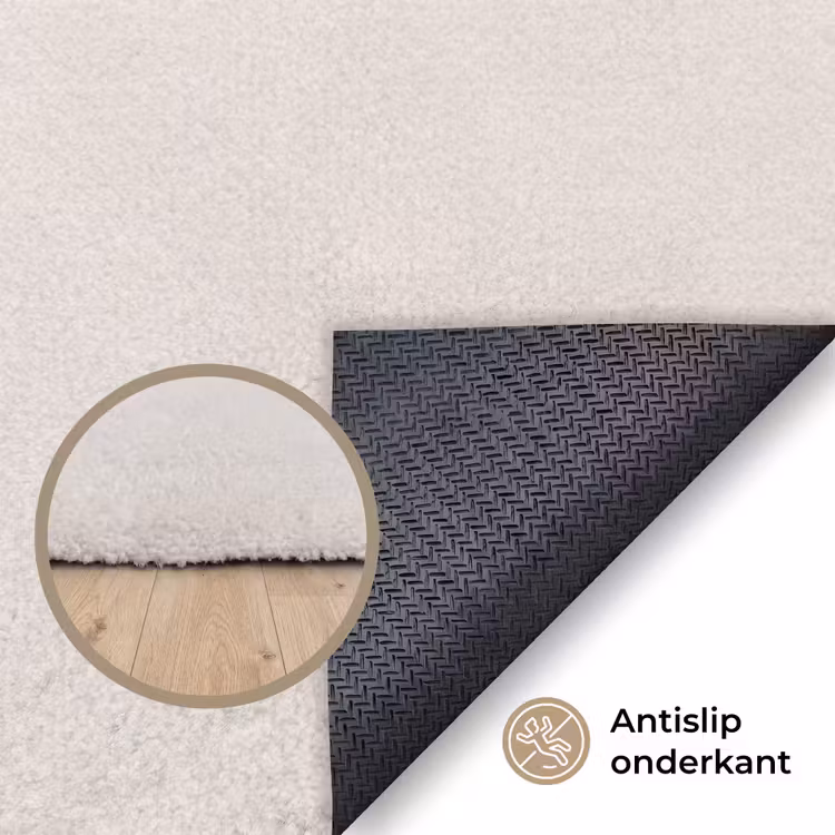 Vloerkleed - Symbool - Spiraal - Abstract - Minimalistisch - Beige — 3