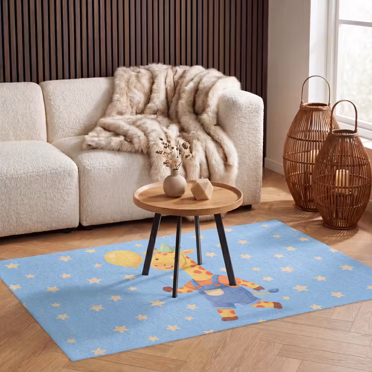 Vloerkleed - Dieren - Giraffe - Ballon - Feest - Kinderkamer — 4