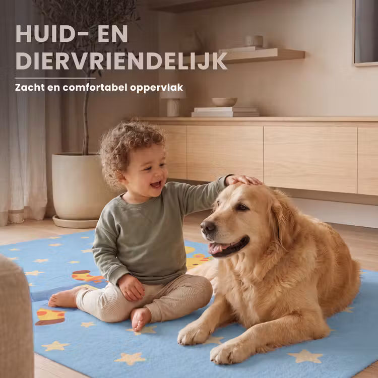 Vloerkleed - Dieren - Giraffe - Ballon - Feest - Kinderkamer — 6