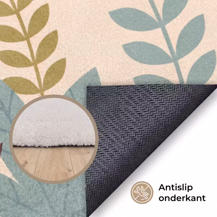 Vloerkleed - Dieren - Moeder - Baby - Natuur - Groen — 3