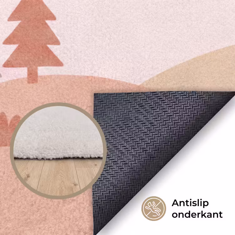 Vloerkleed - Zon - Maan - Sterren - Kinderkamer - Pastel — 3