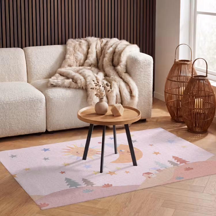 Vloerkleed - Zon - Maan - Sterren - Kinderkamer - Pastel — 4