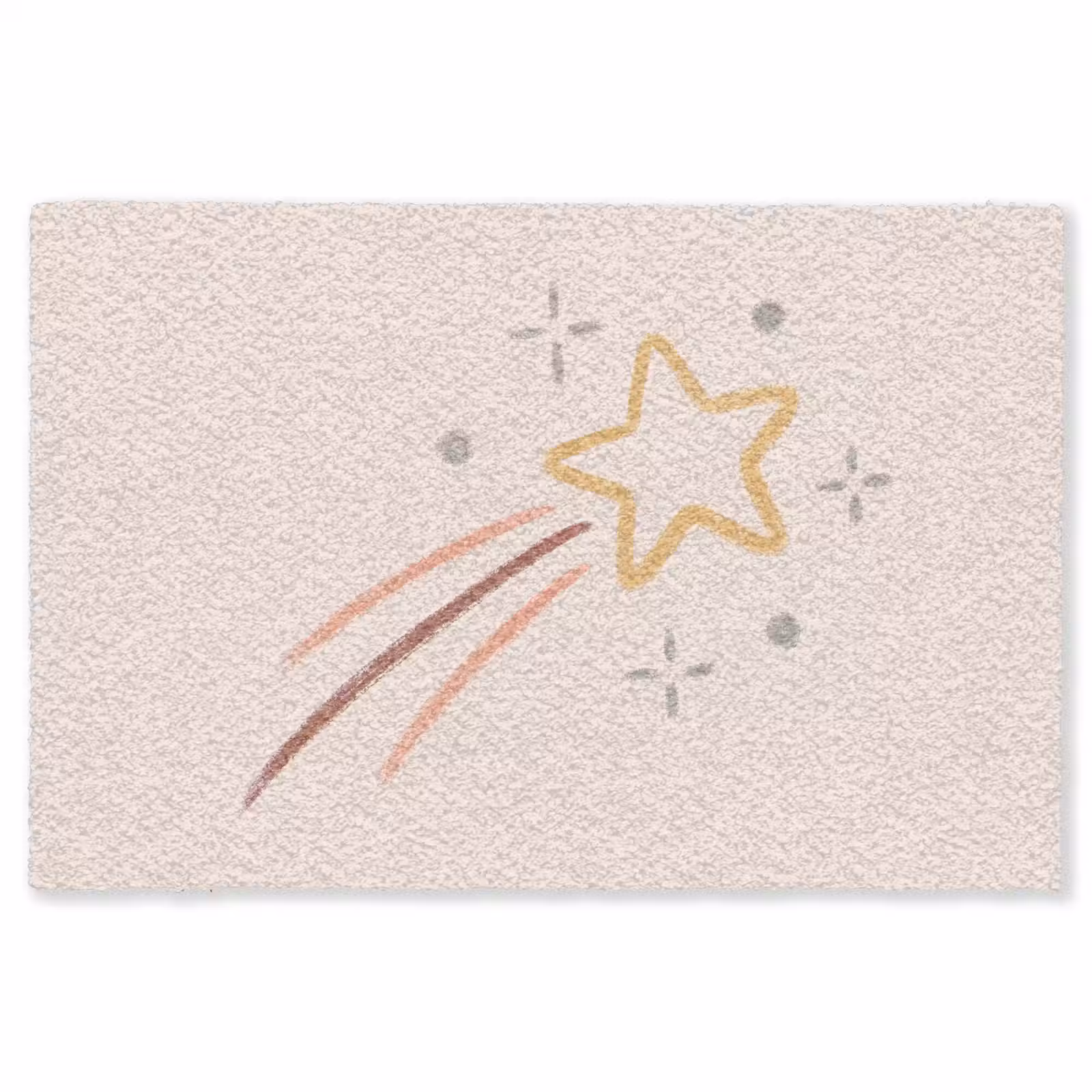 Vloerkleed - Ster - Vallend - Illustratie - Pastel — 1