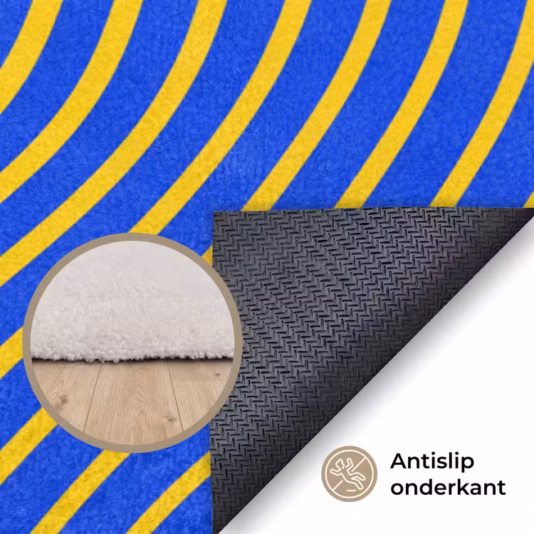 Vloerkleed - Abstract patroon - Blauw — 3